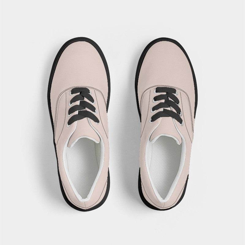 Light Neutral Orange Women's Canvas Sneakers (OR2-NE-LI) - Top