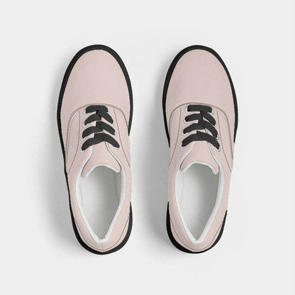 Light Neutral Orange Women's Canvas Sneakers (OR2-NE-LI) - Top