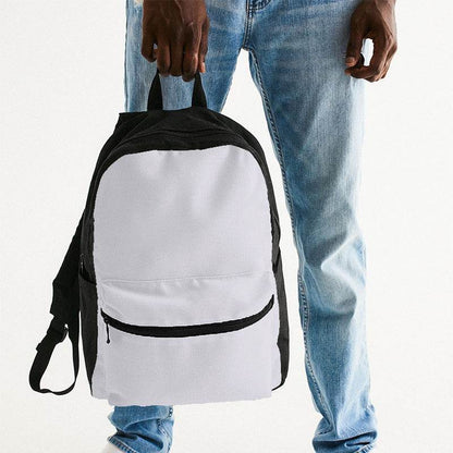 Light Neutral Purple Canvas Backpack (PU-NE-LI) - Man Holding