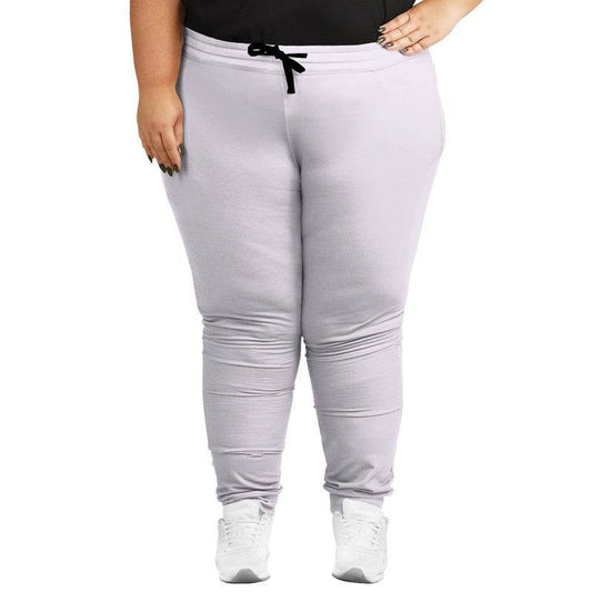 Light Neutral Purple Joggers PLUS (MPU2-NE-LI) - Woman Front PLUS