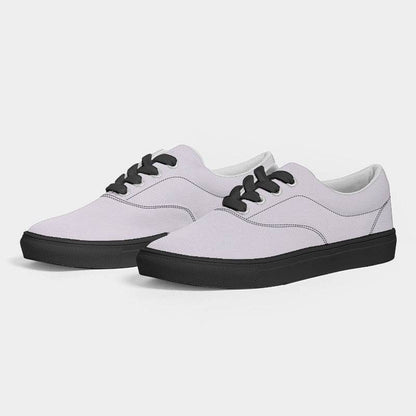 Light Neutral Purple Women's Canvas Sneakers (MPU2-NE-LI) - Side 3