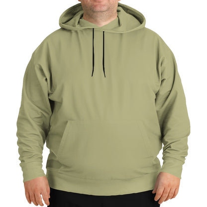 Light Olive Hoodie PLUS (LY2-FM-ML) - Man Front PLUS