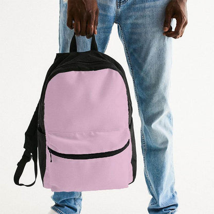 Light Pink Canvas Backpack (PIM2-FM-LI) - Man Holding