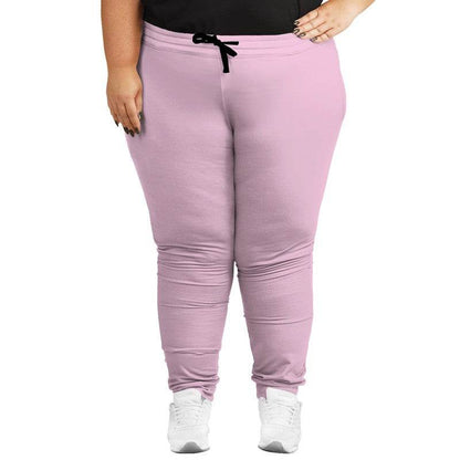 Light Pink Joggers PLUS (PIM2-FM-LI) - Woman Front PLUS
