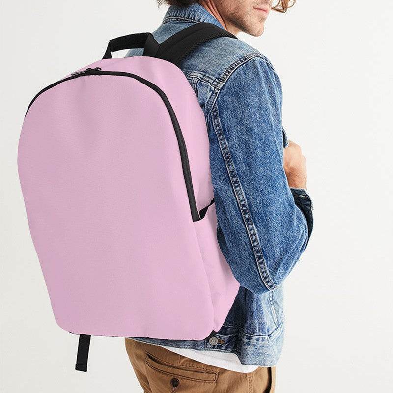 Light Pink Waterproof Backpack (PIM2-FM-LI) - Man CloseUp