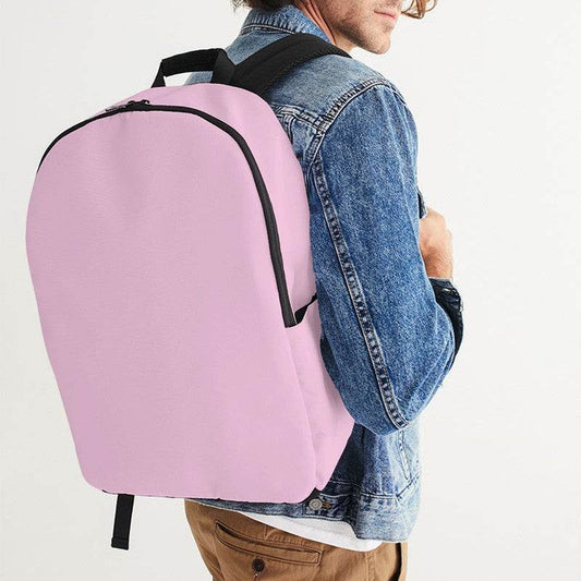 Light Pink Waterproof Backpack (PIM2-FM-LI) - Man CloseUp
