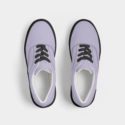 Light Purple Women's Canvas Sneakers (PU-FM-LI) - Top