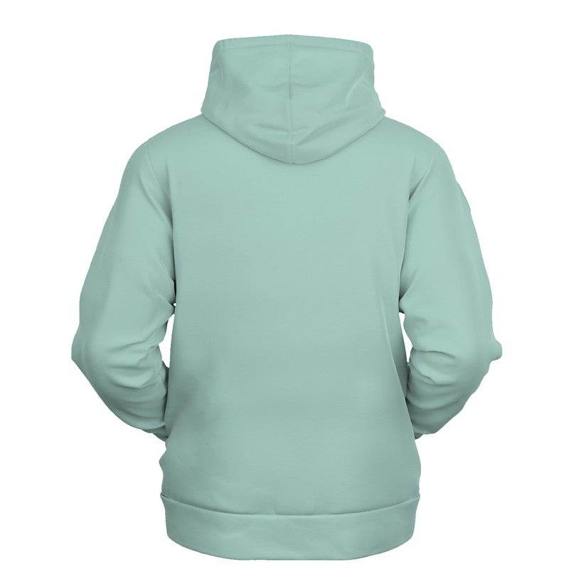 Lightened Fully-Muted Blue-Green Hoodie (BG-FM-LG) - Ghost Back