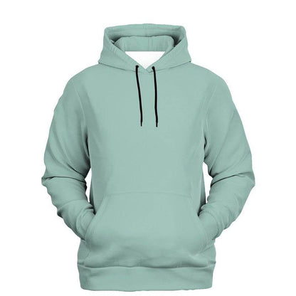 Lightened Fully-Muted Blue-Green Hoodie (BG-FM-LG) - Ghost Front