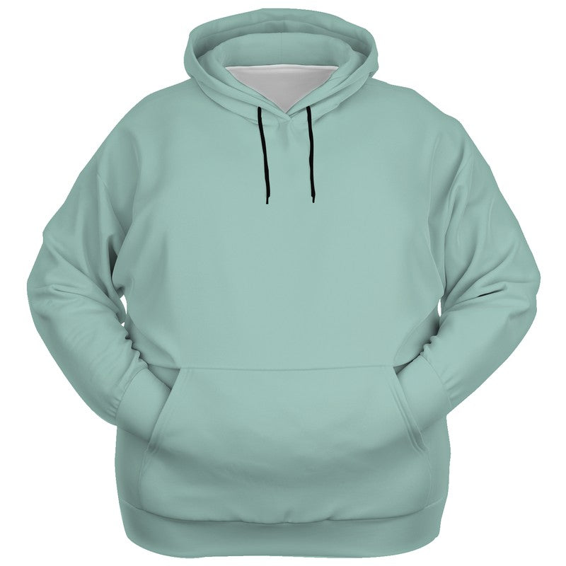 Lightened Fully-Muted Blue-Green Hoodie PLUS (BG-FM-LG) - Ghost Front PLUS