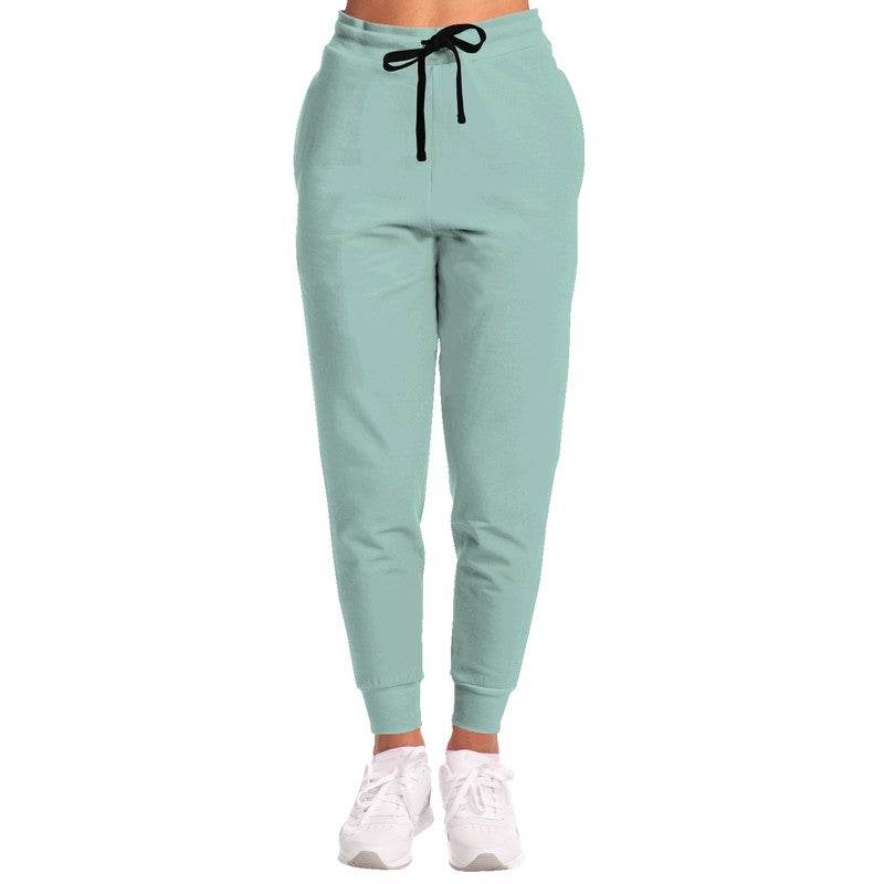 Lightened Fully-Muted Blue-Green Joggers (BG-FM-LG) - Woman Front