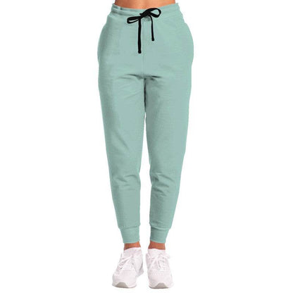 Lightened Fully-Muted Blue-Green Joggers (BG-FM-LG) - Woman Front