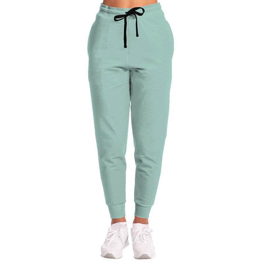 Lightened Fully-Muted Blue-Green Joggers (BG-FM-LG) - Woman Front