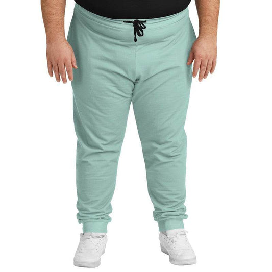 Lightened Fully-Muted Blue-Green Joggers PLUS (BG-FM-LG) - Man Front PLUS