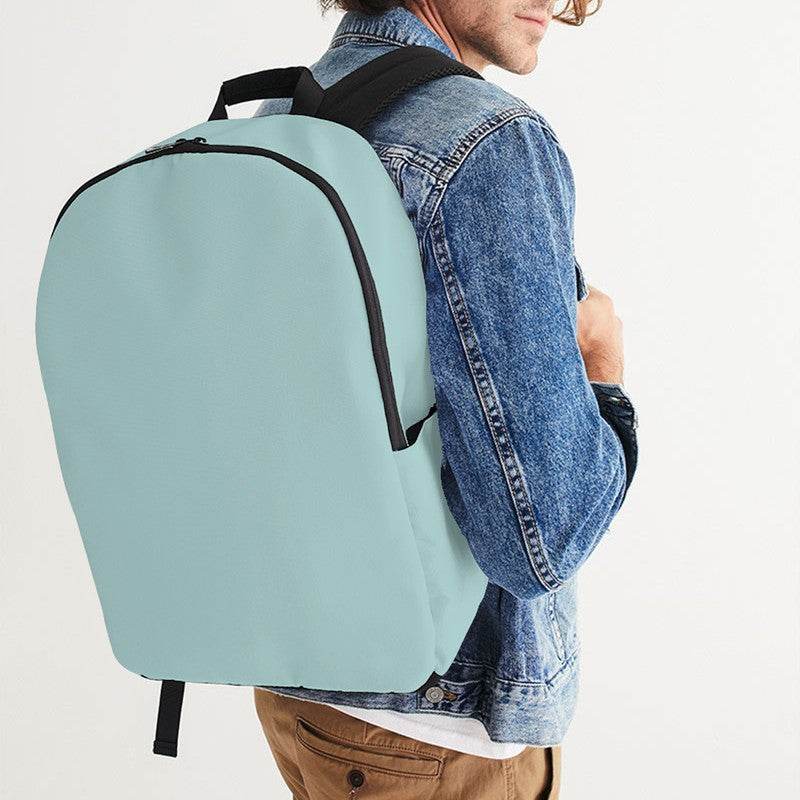 Lightened Fully-Muted Blue-Green Waterproof Backpack (CBG2-FM-LG) - Man CloseUp