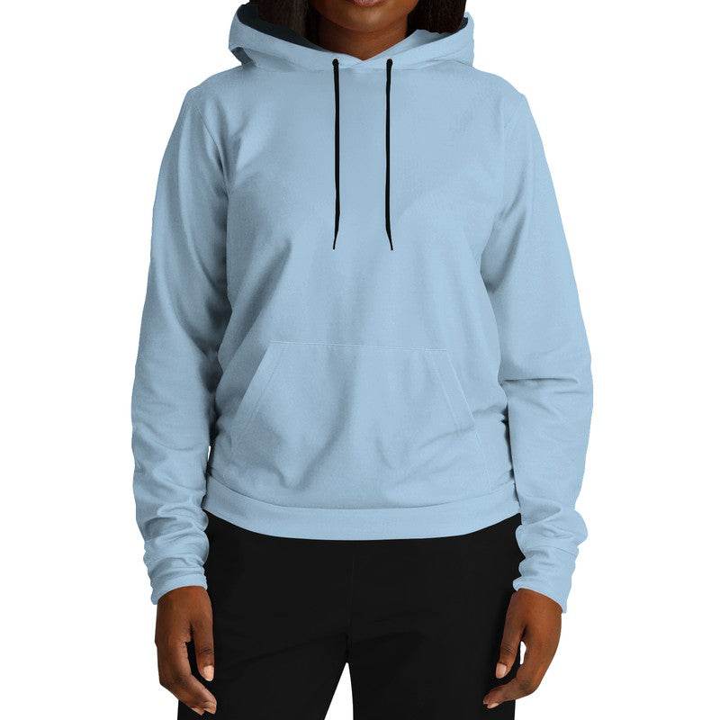 Lightened Fully-Muted Blue Hoodie (B-FM-LG) - Woman Front