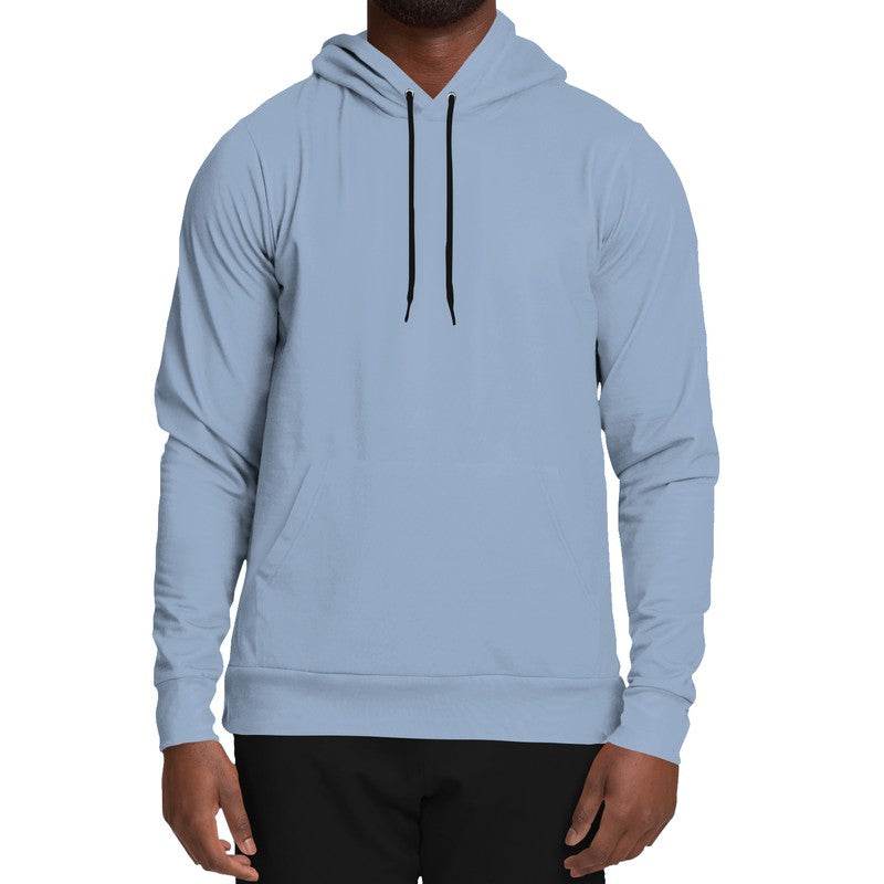 Lightened Fully-Muted Blue Hoodie (IB2-FM-LG) - Man Front
