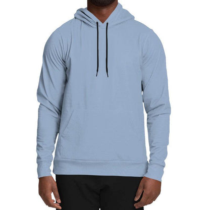 Lightened Fully-Muted Blue Hoodie (IB2-FM-LG) - Man Front