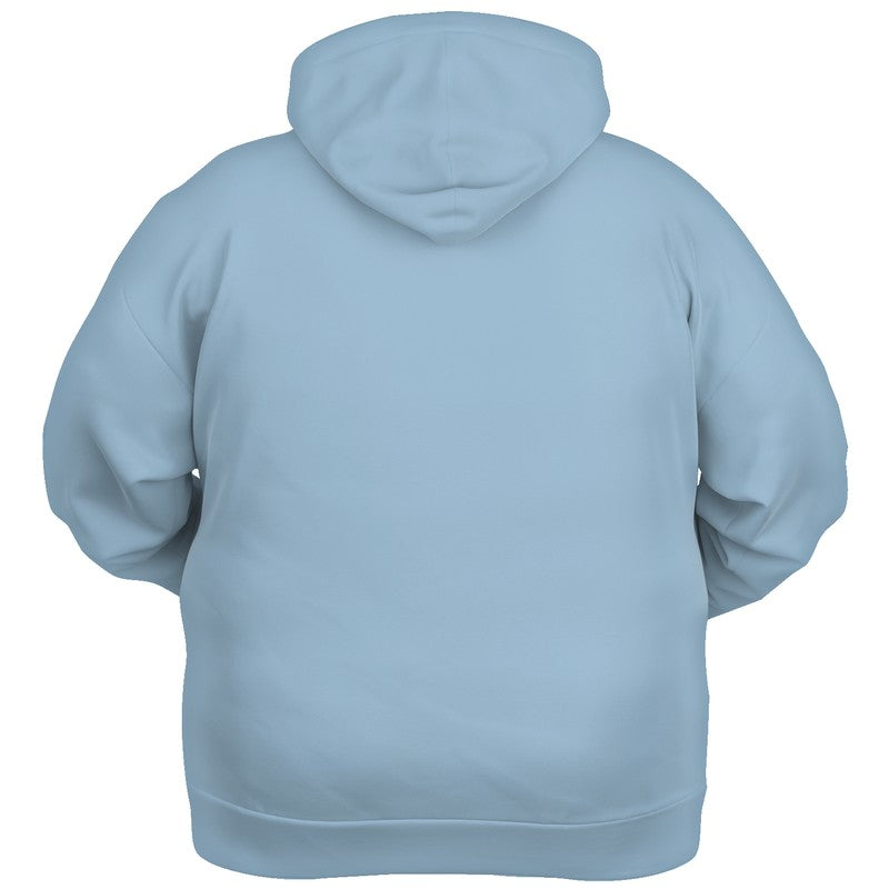 Lightened Fully-Muted Blue Hoodie PLUS (B-FM-LG) - Ghost Back PLUS