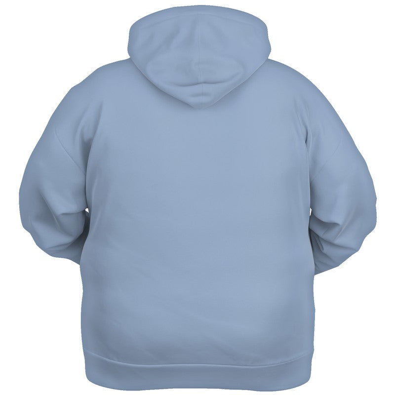 Lightened Fully-Muted Blue Hoodie PLUS (IB2-FM-LG) - Ghost Back PLUS