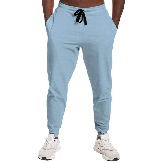 Lightened Fully-Muted Blue Joggers (B-FM-LG) - Man Front
