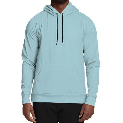Lightened Fully-Muted Cyan Hoodie (C-FM-LG) - Man Front