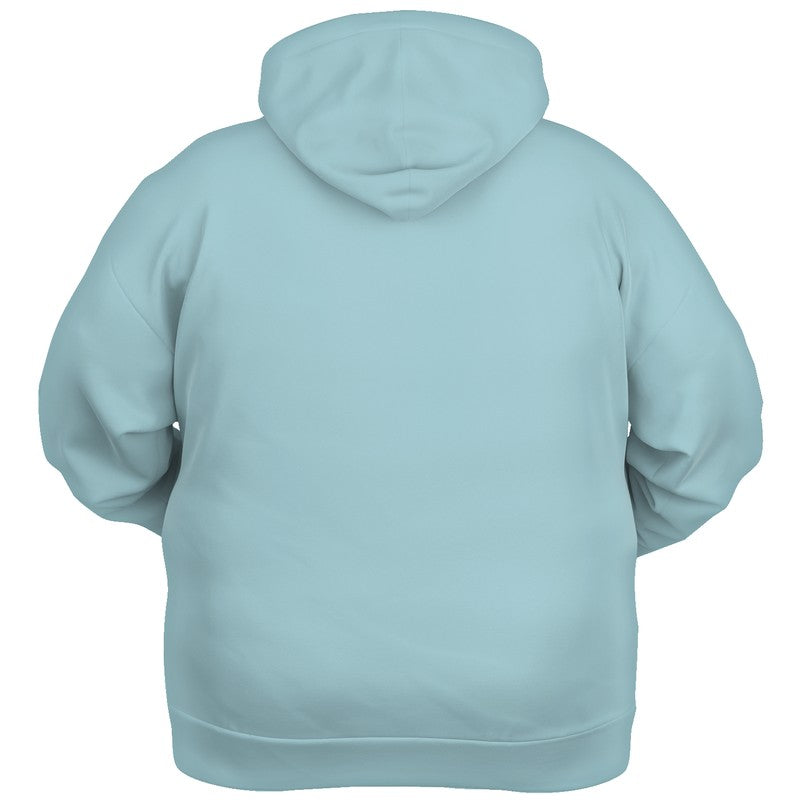 Lightened Fully-Muted Cyan Hoodie PLUS (C-FM-LG) - Ghost Back PLUS