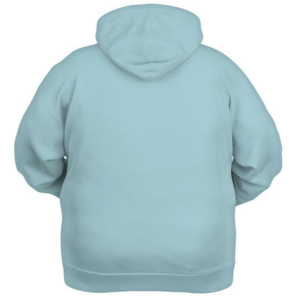 Lightened Fully-Muted Cyan Hoodie PLUS (C-FM-LG) - Ghost Back PLUS