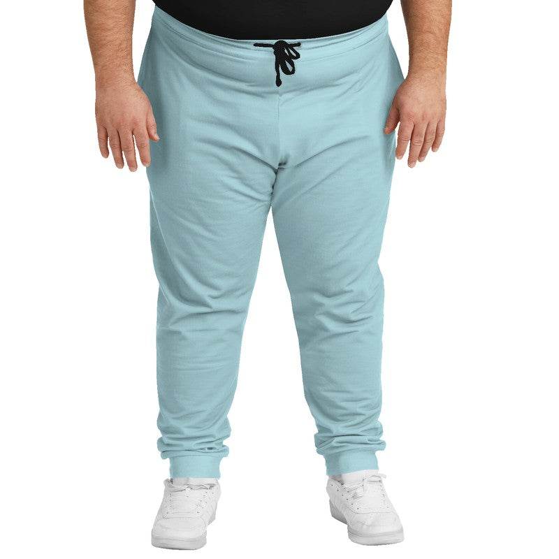 Lightened Fully-Muted Cyan Joggers PLUS (C-FM-LG) - Man Front PLUS
