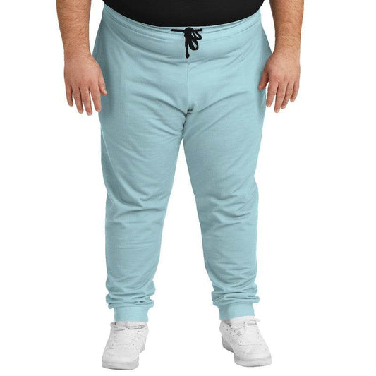 Lightened Fully-Muted Cyan Joggers PLUS (C-FM-LG) - Man Front PLUS