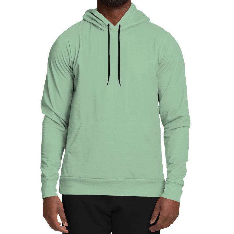 Lightened Fully-Muted Green Hoodie (G-FM-LG) - Man Front