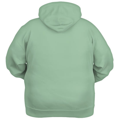 Lightened Fully-Muted Green Hoodie PLUS (G-FM-LG) - Ghost Back PLUS