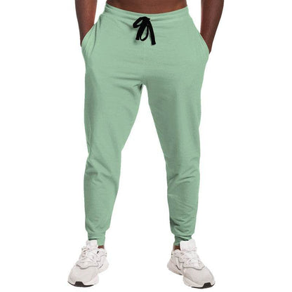 Lightened Fully-Muted Green Joggers (G-FM-LG) - Man Front