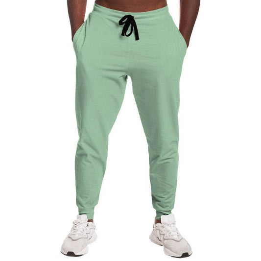 Lightened Fully-Muted Green Joggers (G-FM-LG) - Man Front