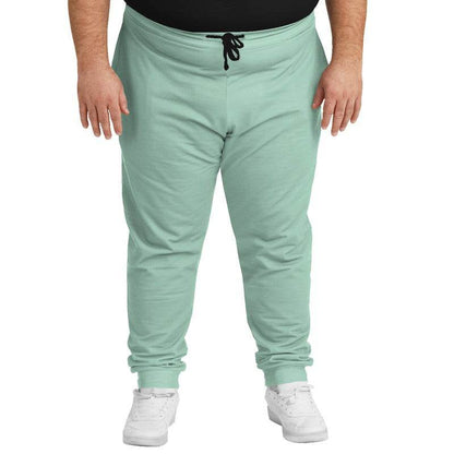 Lightened Fully-Muted Green Joggers PLUS (BGG2-FM-LG) - Man Front PLUS