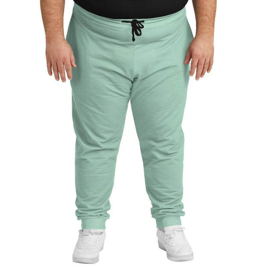 Lightened Fully-Muted Green Joggers PLUS (BGG2-FM-LG) - Man Front PLUS
