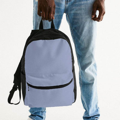 Lightened Fully-Muted Indigo Canvas Backpack (I-FM-LG) - Man Holding