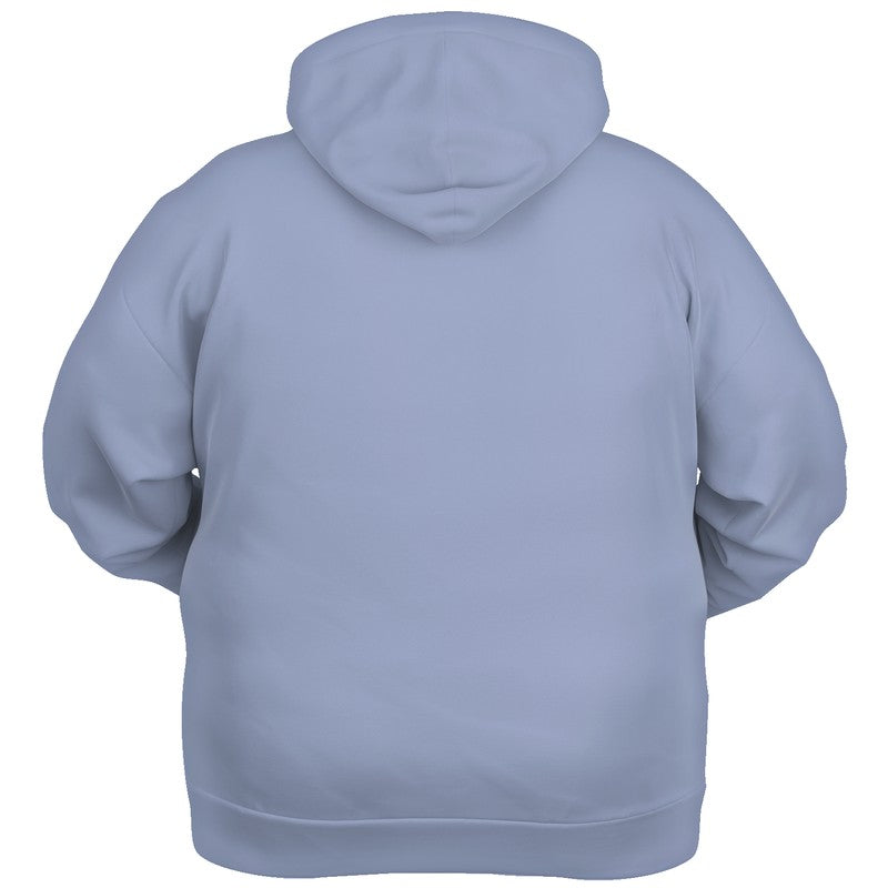 Lightened Fully-Muted Indigo Hoodie PLUS (I-FM-LG) - Ghost Back PLUS