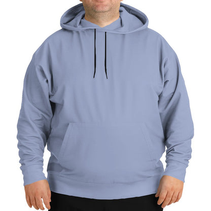 Lightened Fully-Muted Indigo Hoodie PLUS (I-FM-LG) - Man Front PLUS