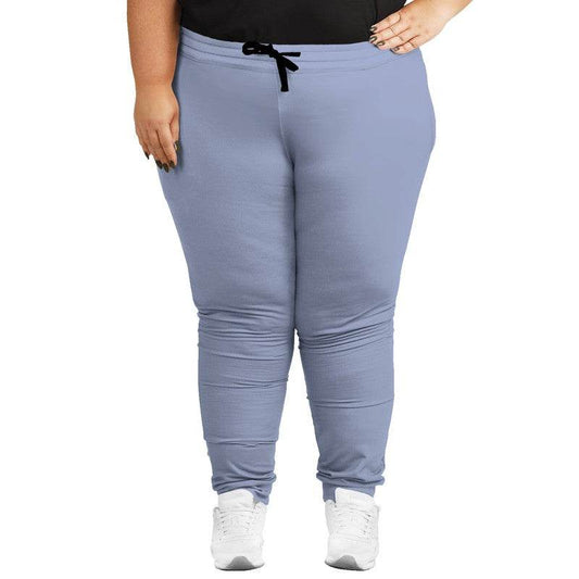 Lightened Fully-Muted Indigo Joggers PLUS (I-FM-LG) - Woman Front PLUS