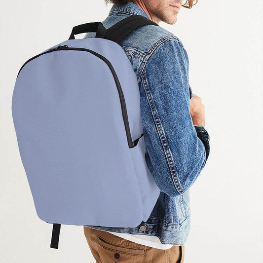 Lightened Fully-Muted Indigo Waterproof Backpack (I-FM-LG) - Man CloseUp