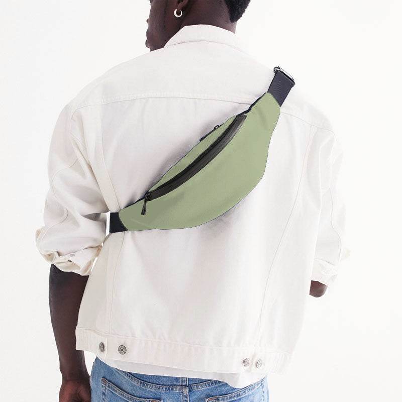 Lightened Fully-Muted Lime Belt Bag (L-FM-LG) - Man Back
