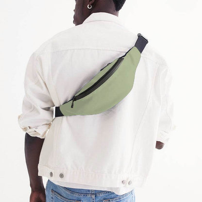 Lightened Fully-Muted Lime Belt Bag (L-FM-LG) - Man Back