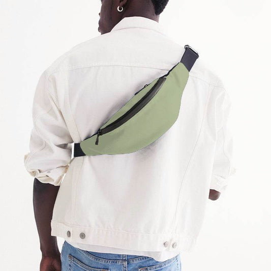 Lightened Fully-Muted Lime Belt Bag (L-FM-LG) - Man Back