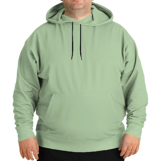Lightened Fully-Muted Lime Hoodie PLUS (GL2-FM-LG) - Man Front PLUS