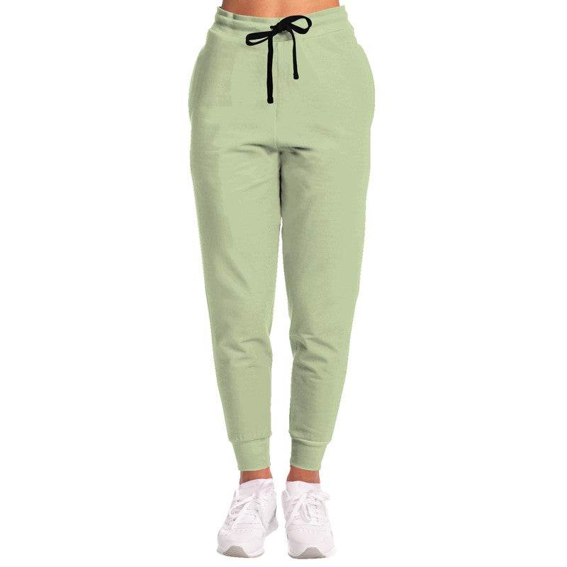 Lightened Fully-Muted Lime Joggers (L-FM-LG) - Woman Front
