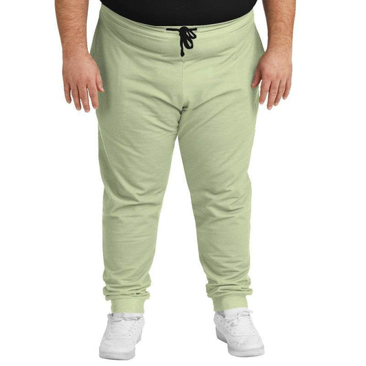 Lightened Fully-Muted Lime Joggers PLUS (L-FM-LG) - Man Front PLUS