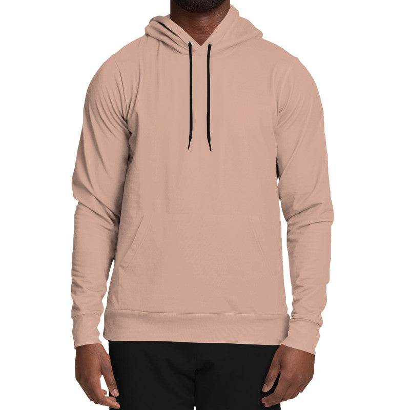 Lightened Fully-Muted Orange Hoodie (OR2-FM-LG) - Man Front