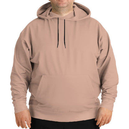 Lightened Fully-Muted Orange Hoodie PLUS (OR2-FM-LG) - Man Front PLUS