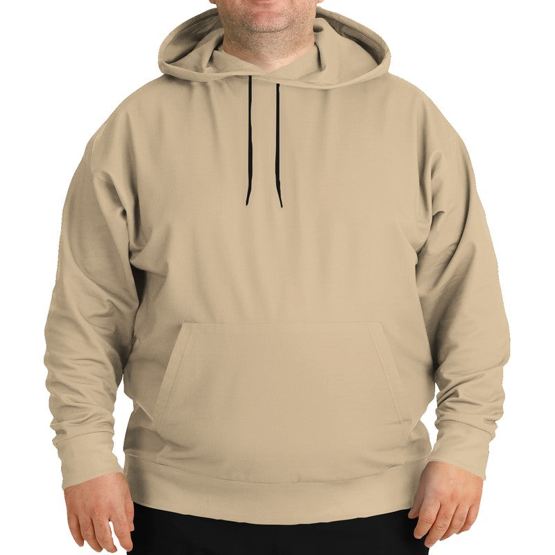 Lightened Fully-Muted Orange Hoodie PLUS (YO2-FM-LG) - Man Front PLUS